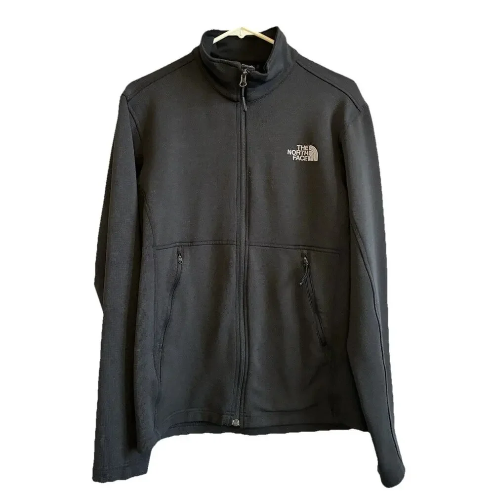The North Face Black Charcoal Fleece Full-Zip Jacket Gorpcore Outdoor Men S